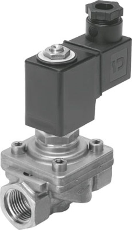 Festo 2/2 Closed, Monostable Pneumatic Solenoid/Pilot-Operated Control Valve - Electrical G 1/2 VZWF Series, 1492248