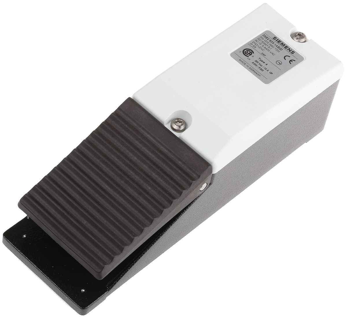 Siemens Foot Switch Momentary Foot Switch - Aluminium Case Material, 2NO/2NC
