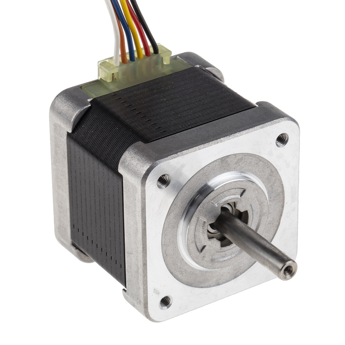 Sanyo Denki 103H5 Series Hybrid, Single Shaft Stepper Motor, 0.30Nm Torque, 24 V, 1.8°, 42 x 42mm Frame, 5mm Shaft