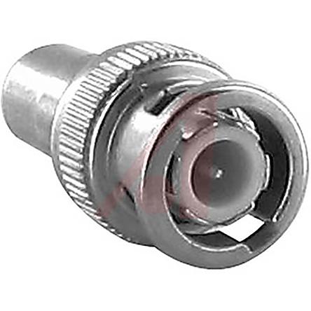 Cinch Female, Male BNC Connector, 50Ω, Straight Body