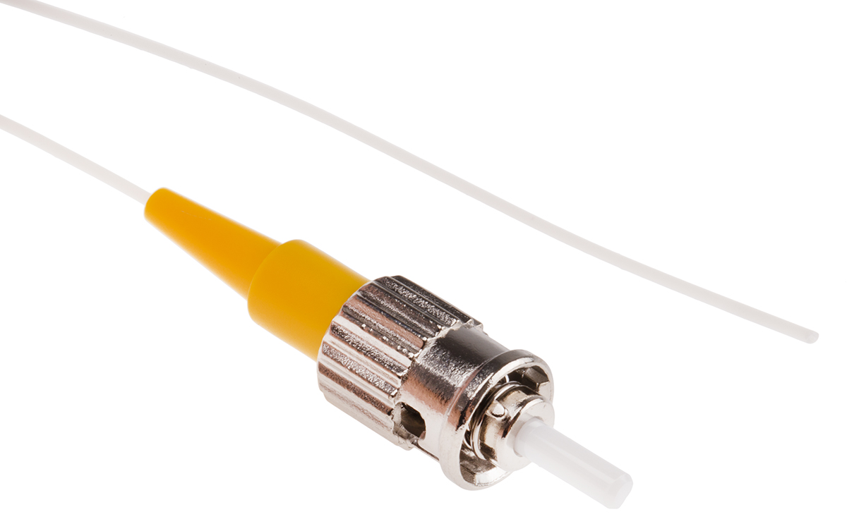 RS PRO ST to Unterminated Simplex Single Mode OS1, OS2 Fibre Optic Cable, 900μm, 1m