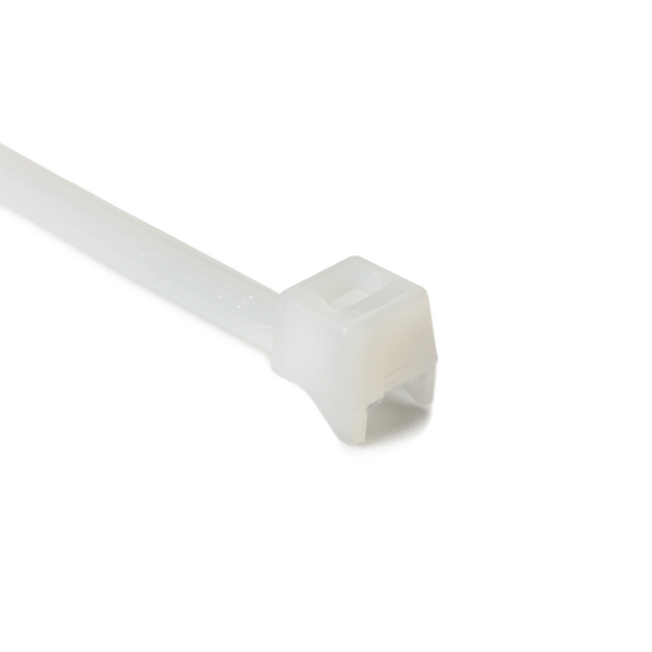 HellermannTyton Cable Tie, 203.2mm x 4.7 mm, Natural Nylon, Pk-100