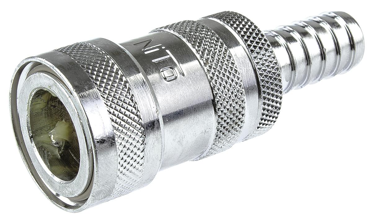 Nito Hose Connector, Straight Hose Tail Coupling 1/2in ID, 25 bar