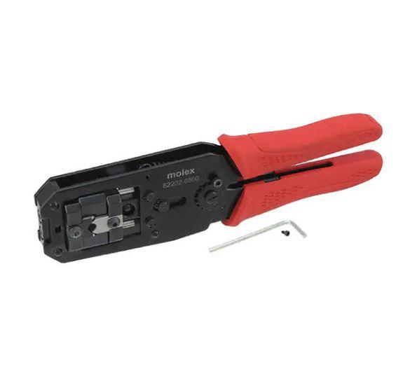 Molex 207129 Hand Ratcheting Crimp Tool for Ethernet Connectors
