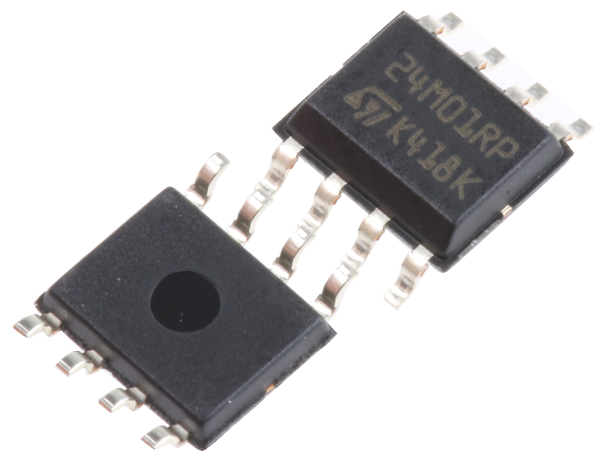 STMicroelectronics M24M01-RMN6TP,  1 MB Serial EEPROM,  500 ns 8-Pin SOIC Serial-I2C