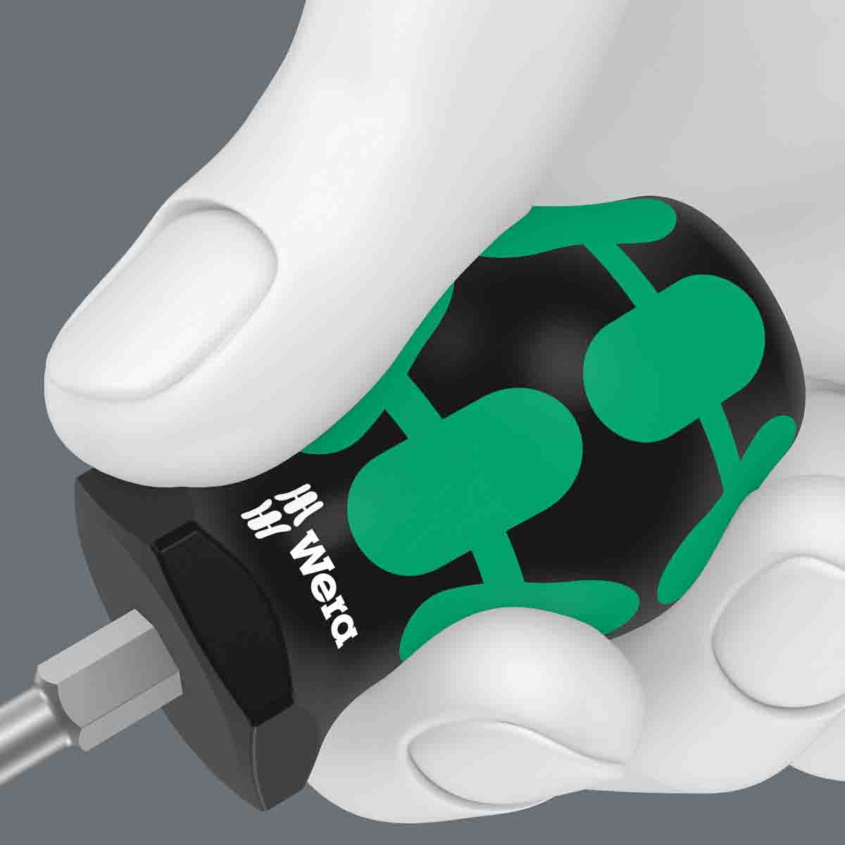 Wera 335, 350 PH, 368 Phillips; Slotted; Square Stubby Screwdriver Set, 5-Piece