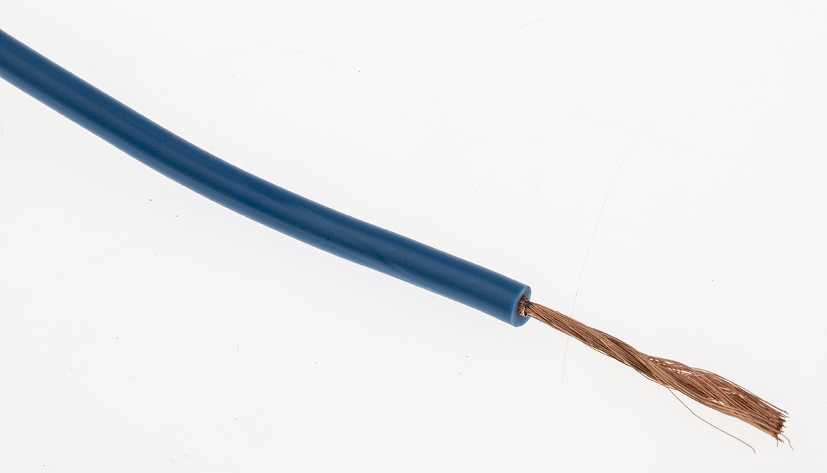 Lapp Blue 1 mm² Hook Up Wire, 17 AWG, 100m, PVC Insulation, 4560024S