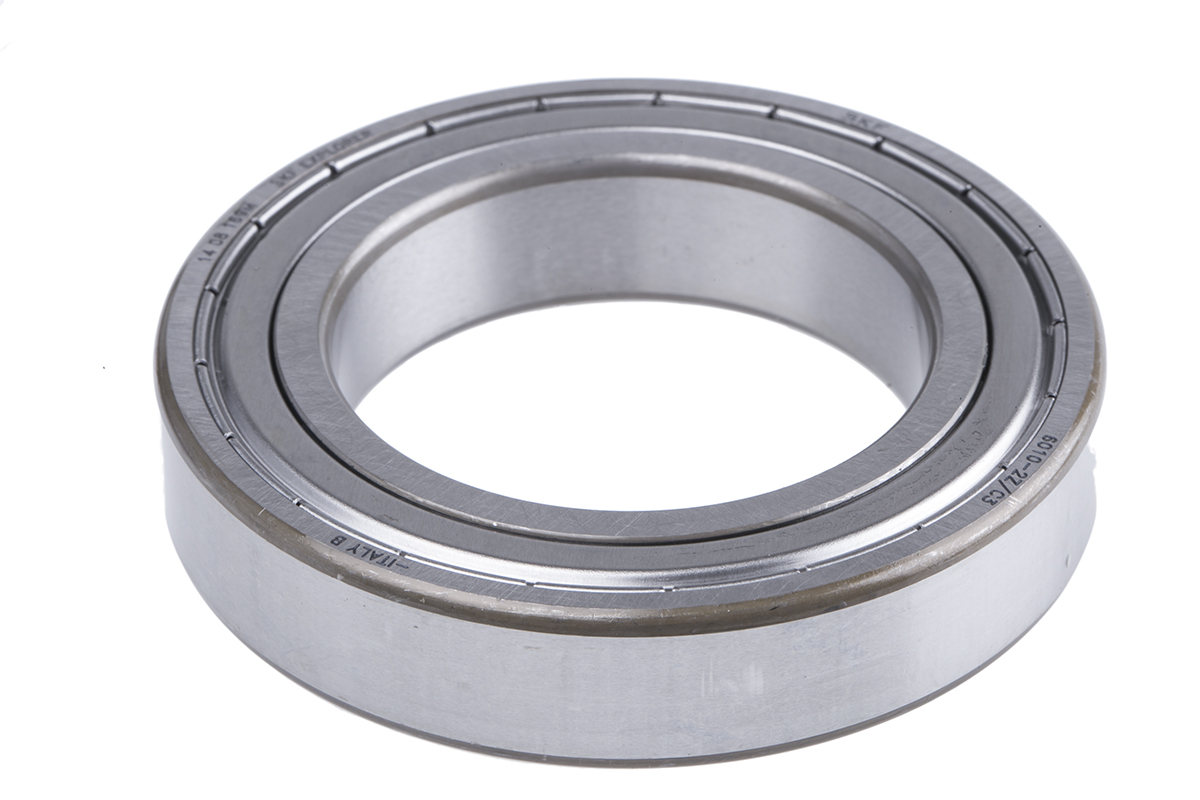 SKF 6010-2Z/C3 1 Row Ball Bearing - 50 mm ID, 80 mm OD