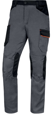 Delta Plus M2PA3STR Unisex's Orange, Grey Elastane, Cotton Waist Size 73.66 to 81.28 cm W