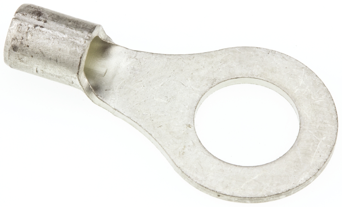 JST, R Uninsulated Ring Terminal, 8mm Stud Size, 2.6mm² to 6.6mm² Wire Size