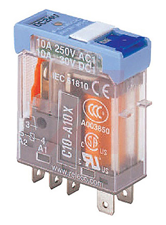 Turck Plug In Power Relay, 240V ac Coil, 10A Switching Current, SPDT
