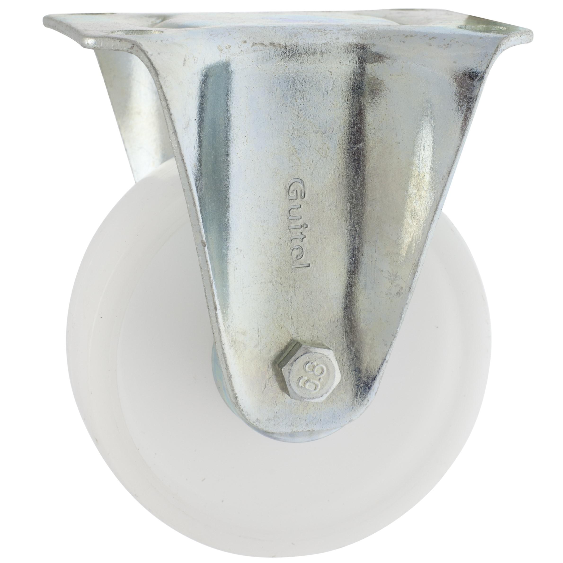 Guitel Hervieu Fixed Castor Wheel, 200kg Capacity, 100mm Wheel