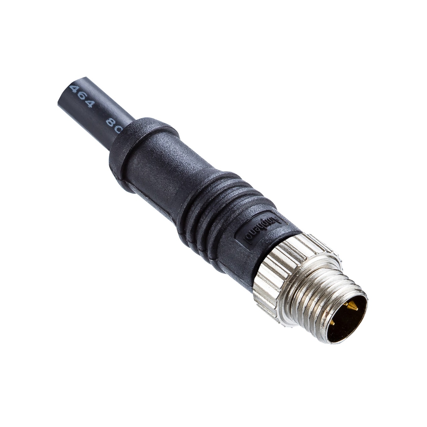 Amphenol Industrial Industrial Circular Connector, 3 Contacts, Screw, M8 Connector, Plug, Male, IP67, M Series