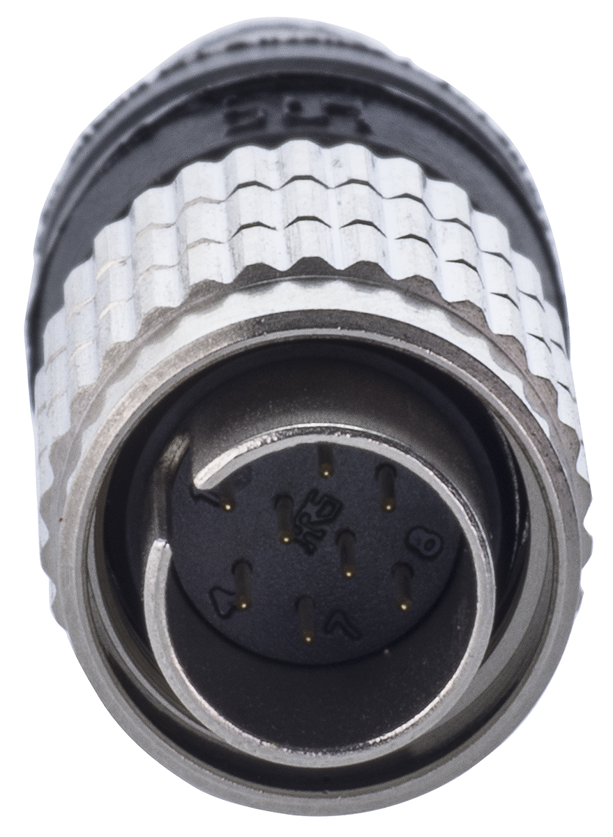 Hirose Circular Connector, 8 Contacts, Cable, Micro Connector, Plug, Female, HR25 Series