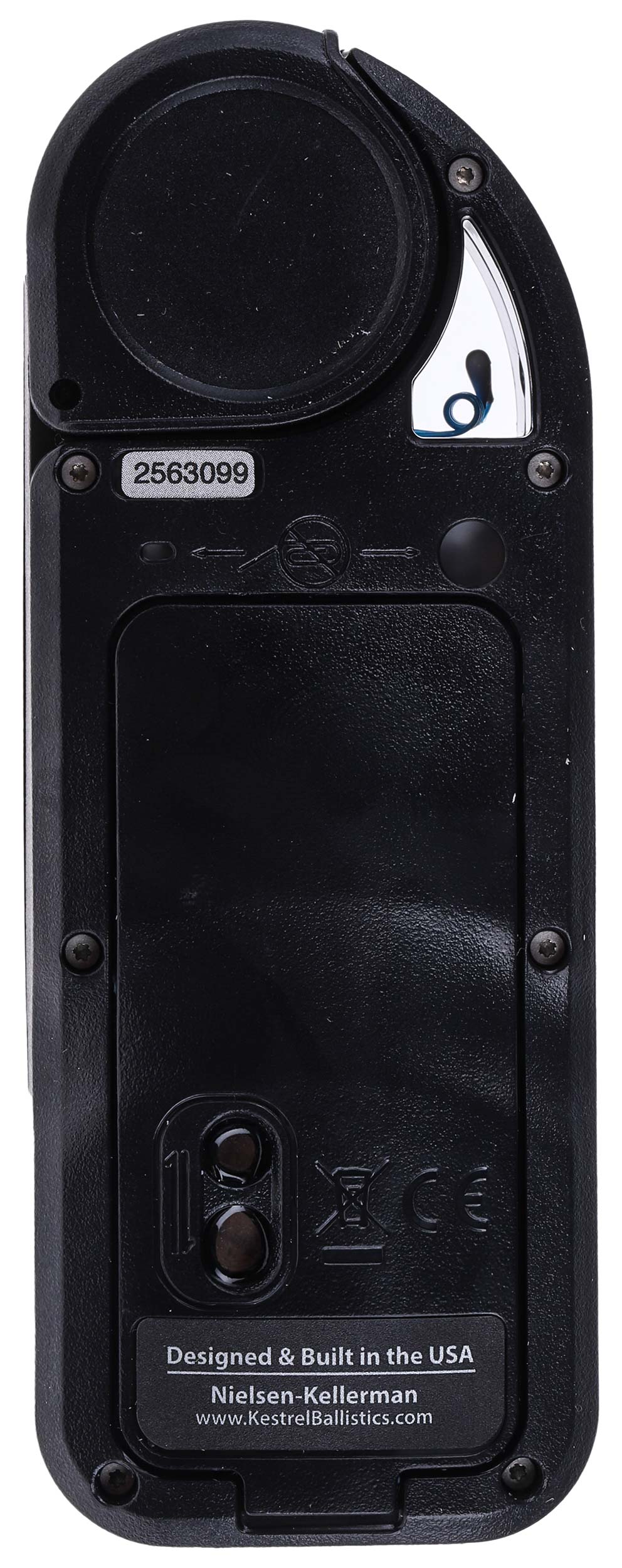 Kestrel 0850BLK Impeller Anemometer, 40m/s Max, Measures Air Flow, Altitude, Density, Density Altitude, Dew Point,