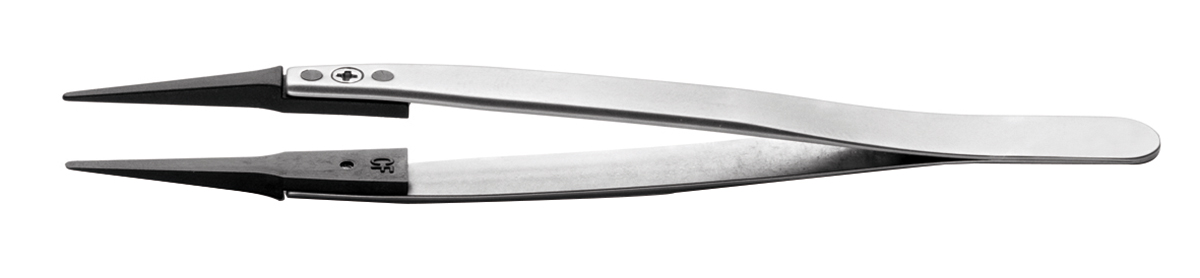 RS PRO 130 mm, Stainless Steel, ESD Tweezers