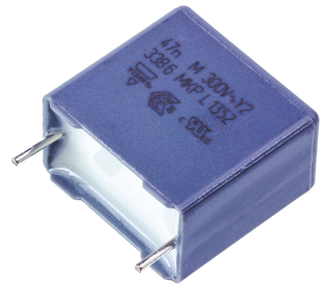Vishay MKP 338 Polypropylene Film Capacitor, 300V ac, ±20%, 47nF, Through Hole