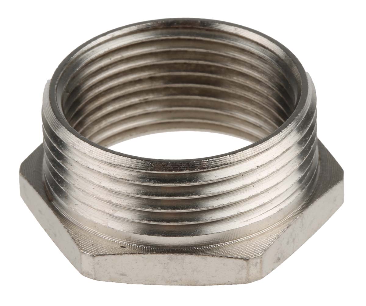 RS PRO Thread Converter, Conduit Fitting, 21mm Nominal Size, PG21 → M25, Brass