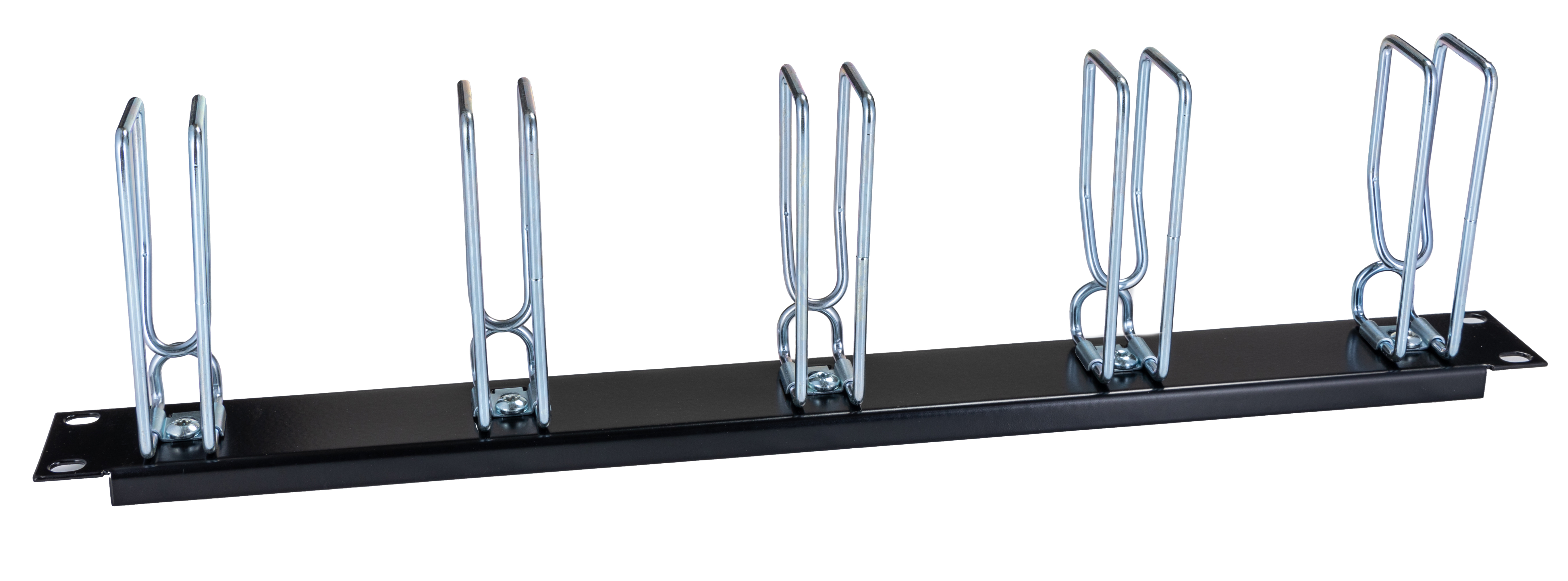 Rittal Steel Cable Management Panel for Use with Horizontal Management of the Patch Cables, 5 Rings