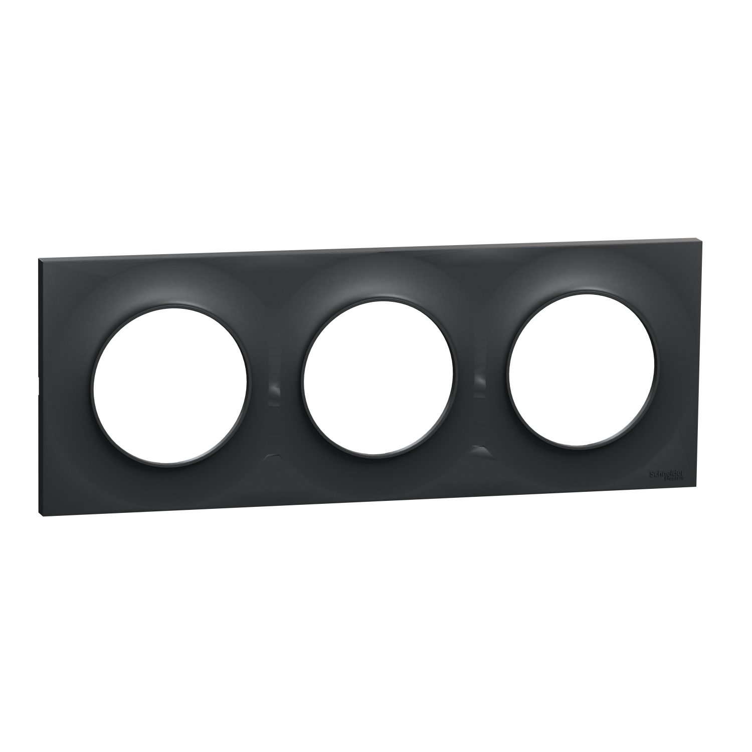 Schneider Electric Black 3 Gang Cover