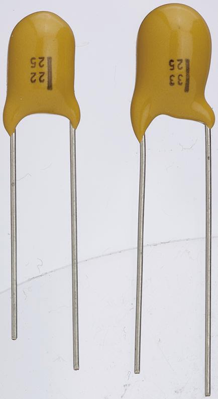 TANCAP TECHNOLOGY 100nF MnO2 Tantalum Capacitor 35V dc, TBM Series