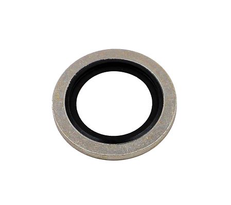 Hutchinson Le Joint Français Rubber : DF851 & washer : Mild Steel Bonded Seals O-Ring, 21.54mm Bore, 28.58mm Outer