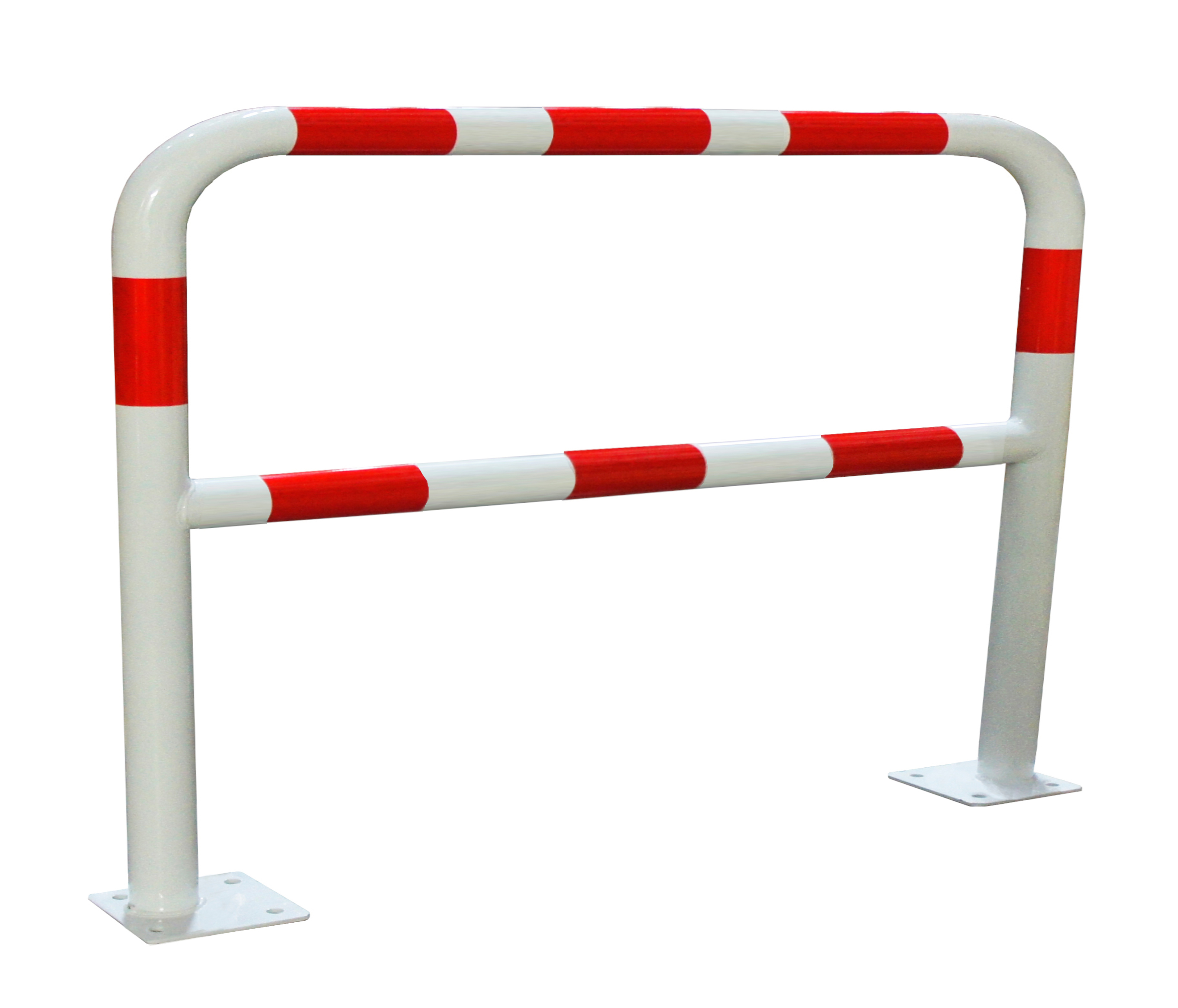 RS PRO Red/White Steel Protection Barrier