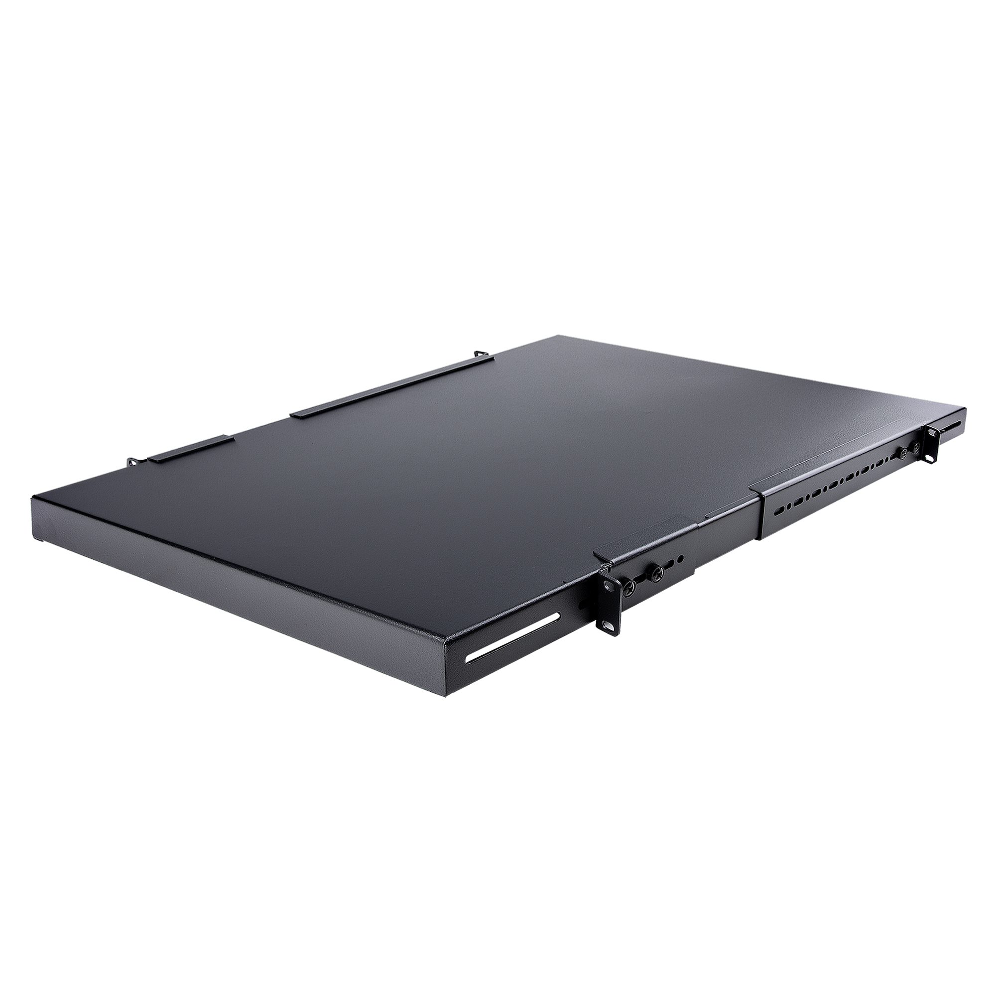 StarTech.com ADJ Series Black Shelf, 1U, 150kg Load, 483mm x 965mm