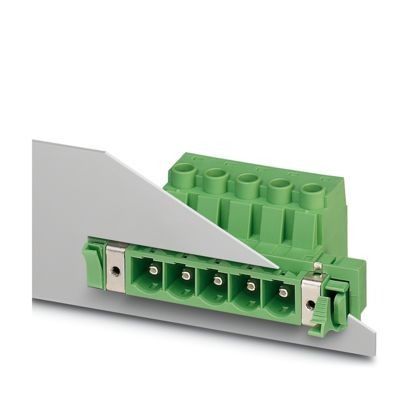 Phoenix Contact, 10.16mm Pitch, DFK, 6 Way, , Pluggable Terminal Block, Feed Through Plug, Screw, Screw Termination,
