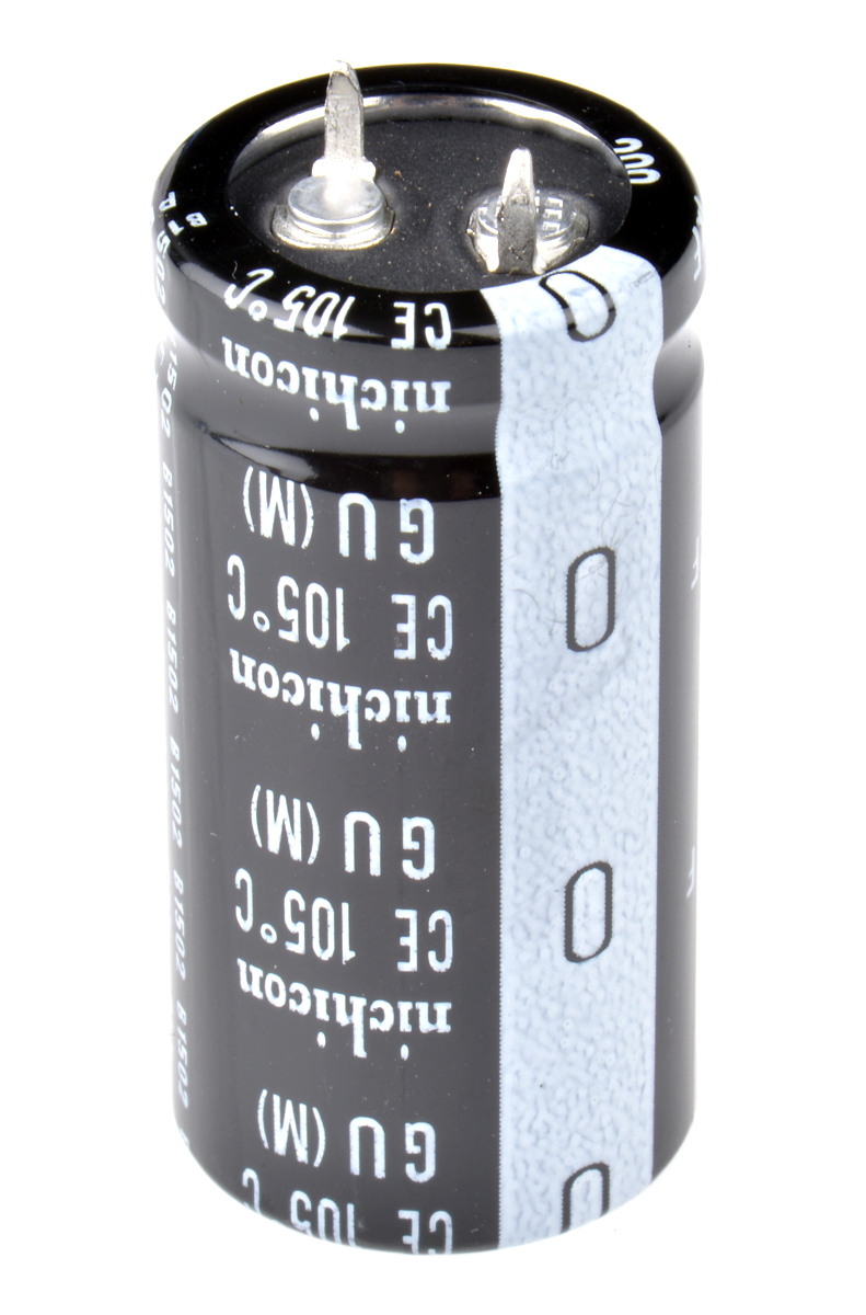 Nichicon 680μF Aluminium Electrolytic Capacitor 200V dc, Snap-In - LGU2D681MELZ