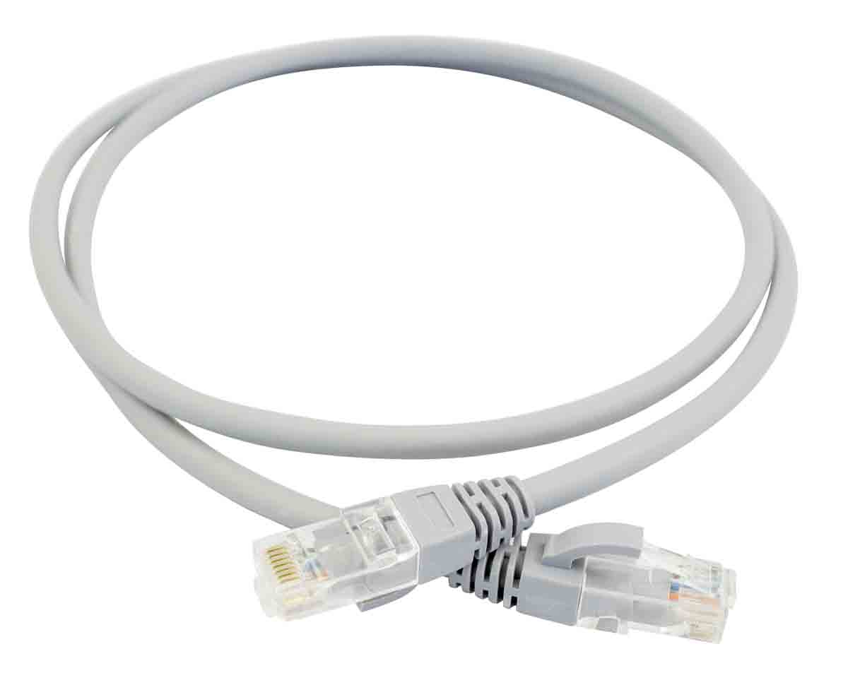 RS PRO, 2m Cat6a, Grey RJ45 to Male RJ45 Male, U/FTP Shielded, Terminated LSZH Sheath