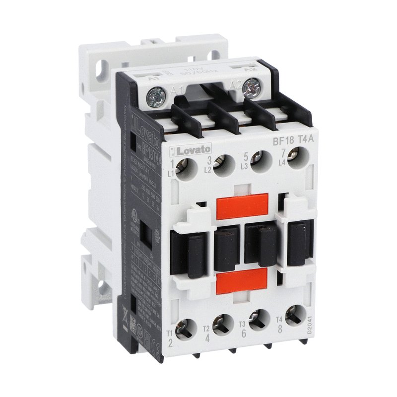 Lovato BF Contactor, 400 V ac Coil, 4-Pole, 32 A, 36 kW, 4NO, 660 V ac, 690 V ac
