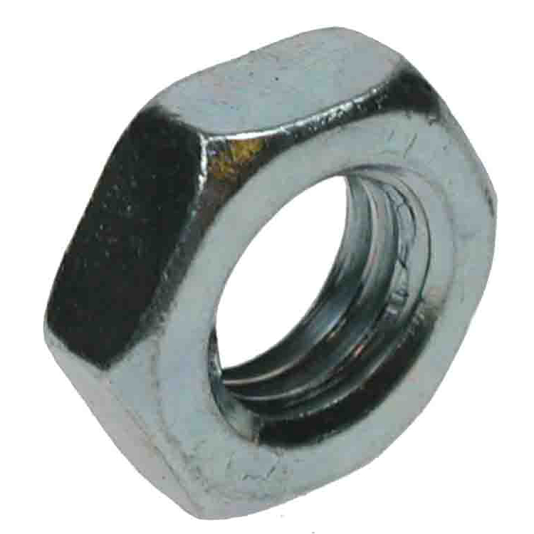 RS PRO, Bright Zinc Plated Steel Hex Nut, DIN 439B, M5