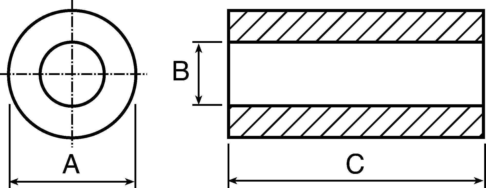17.45 x 9.5 x 28.6mm Fair-Rite Ferrite Core