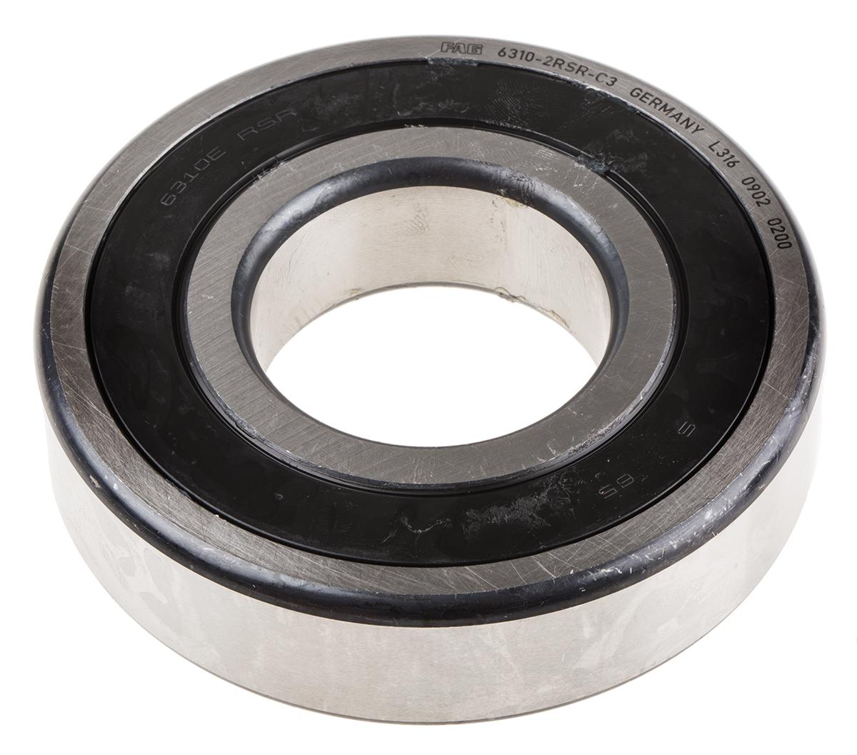 FAG 6310-C-2HRS-C3 1 Row Ball Bearing - 50 mm ID, 110 mm OD