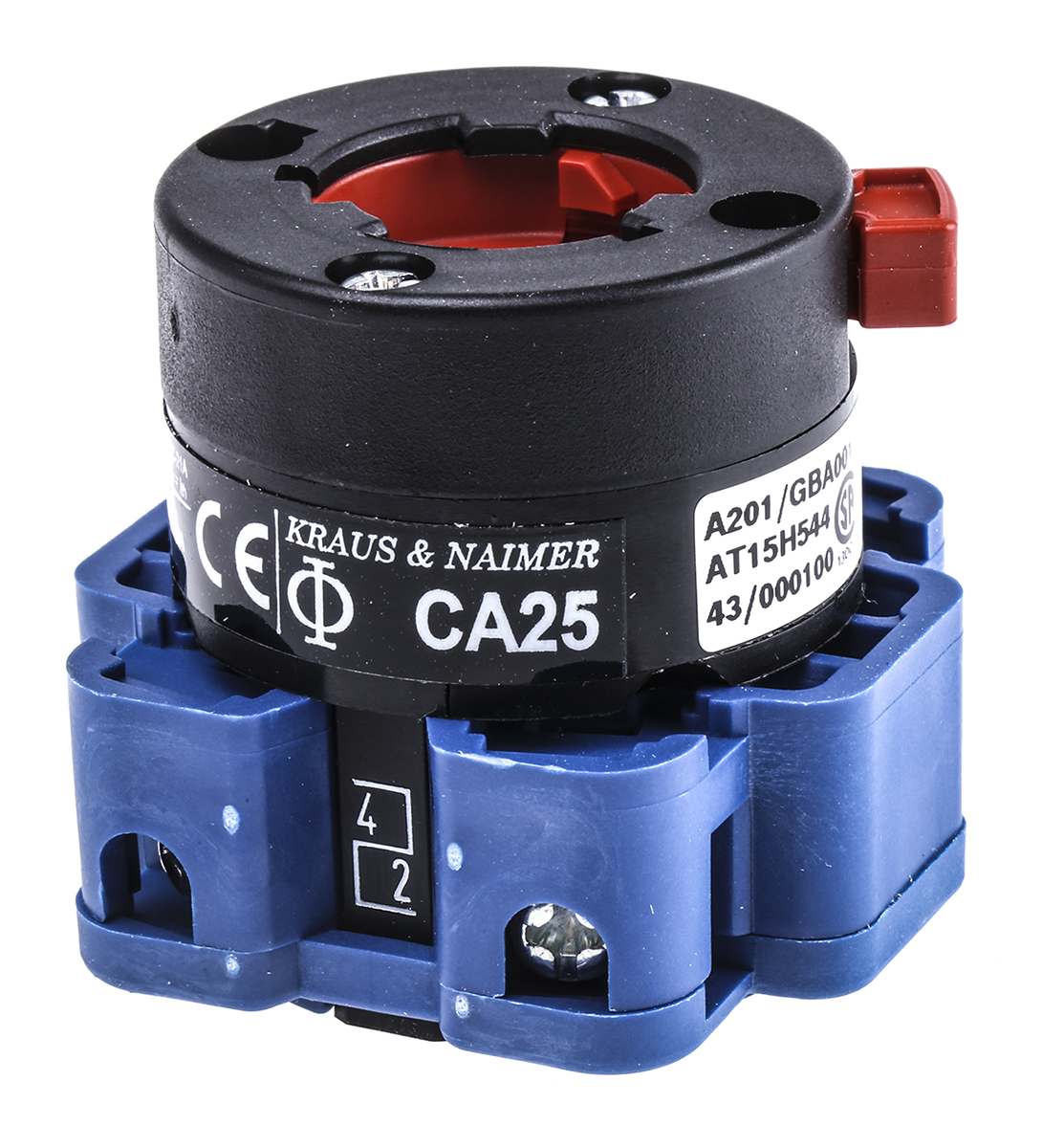 Kraus & Naimer, DP 2 Position 60° On-Off Cam Switch, 32A