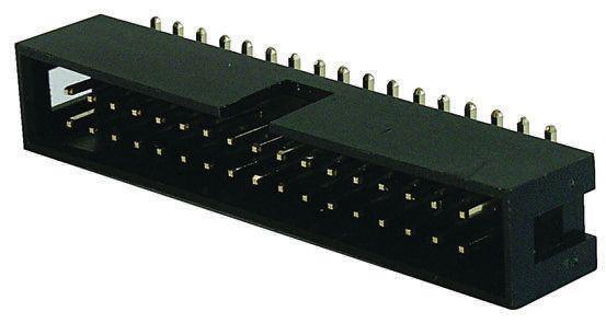 ASSMANN WSW AWHW Series Straight Surface PCB Header, 34 Contact(s), 2.54 mm Pitch, 2 Row, Shrouded