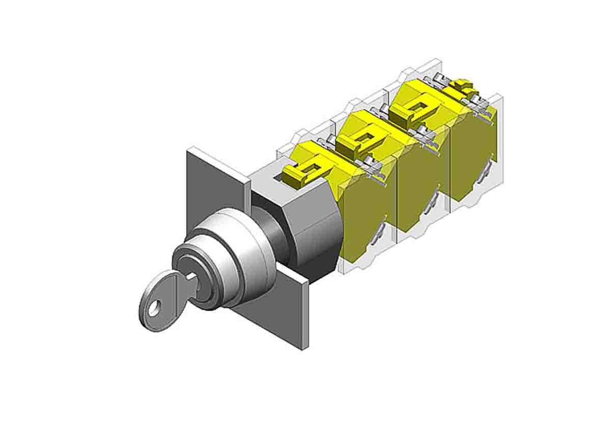 EAO 2-position Key Switch Head