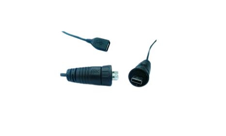 RS PRO USB 2.0, Male USB A to Female USB A, 2m