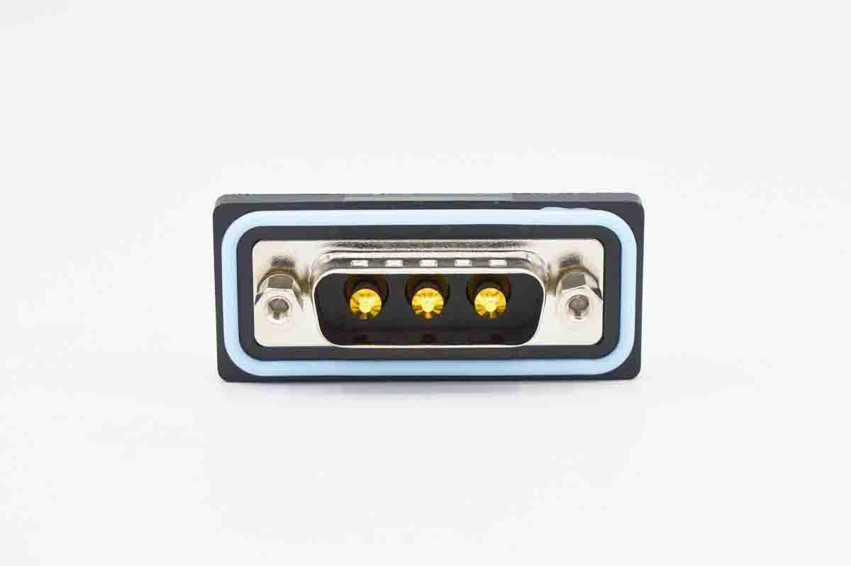 Norcomp SDF 9 Way Panel Mount Solder D-sub Connector Plug, 2.74mm Pitch, with 4-40 Screw Locks