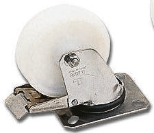 LAG Braked Swivel Castor Wheel, 250kg Capacity, 125mm Wheel