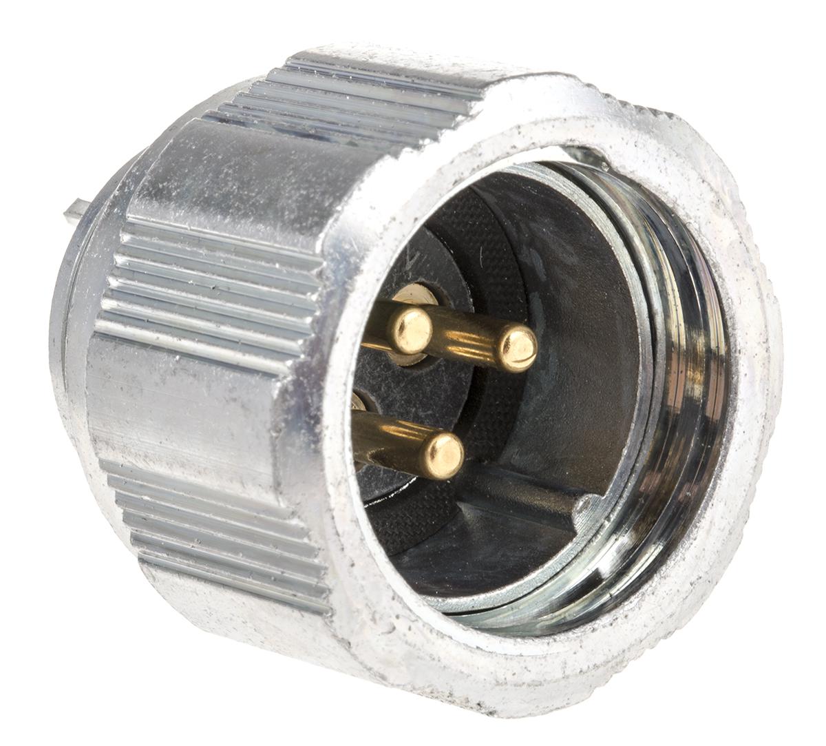 Amphenol Socapex Circular Connector, 3 Contacts, Cable, Standard Connector, Plug, Male, IP67, SL61 Series