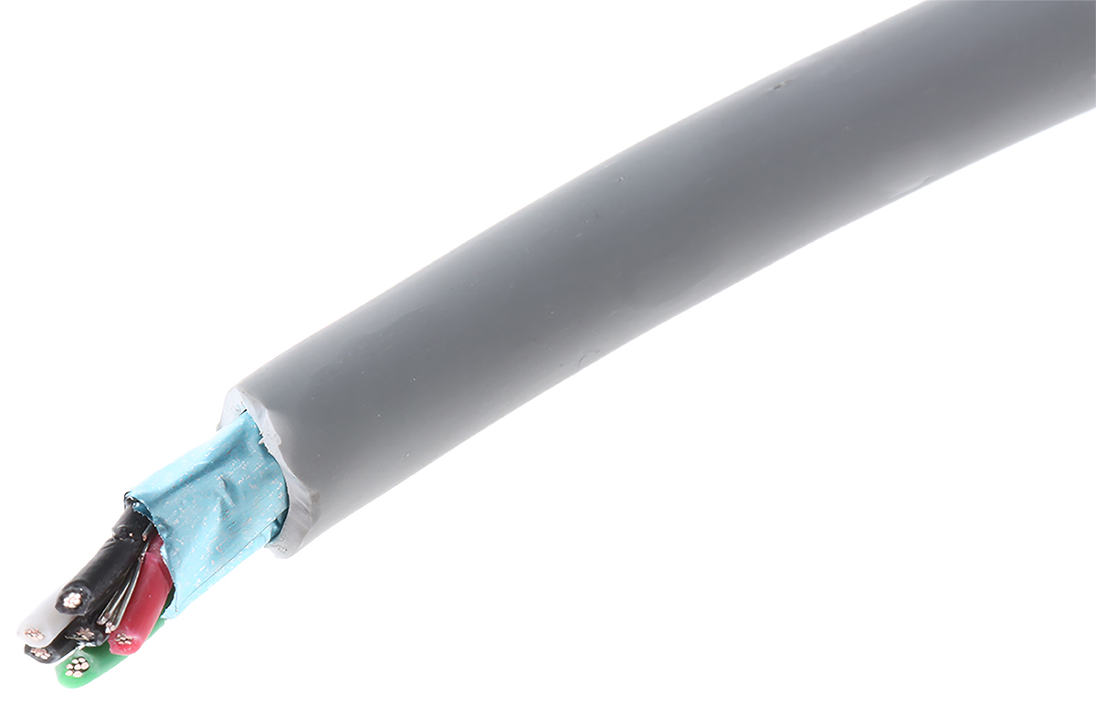 Alpha Wire Alpha Essentials LSZH Communication & Control Series Data Cable, 3 Pairs, 6 Cores, 0.22 mm², Screened, 24