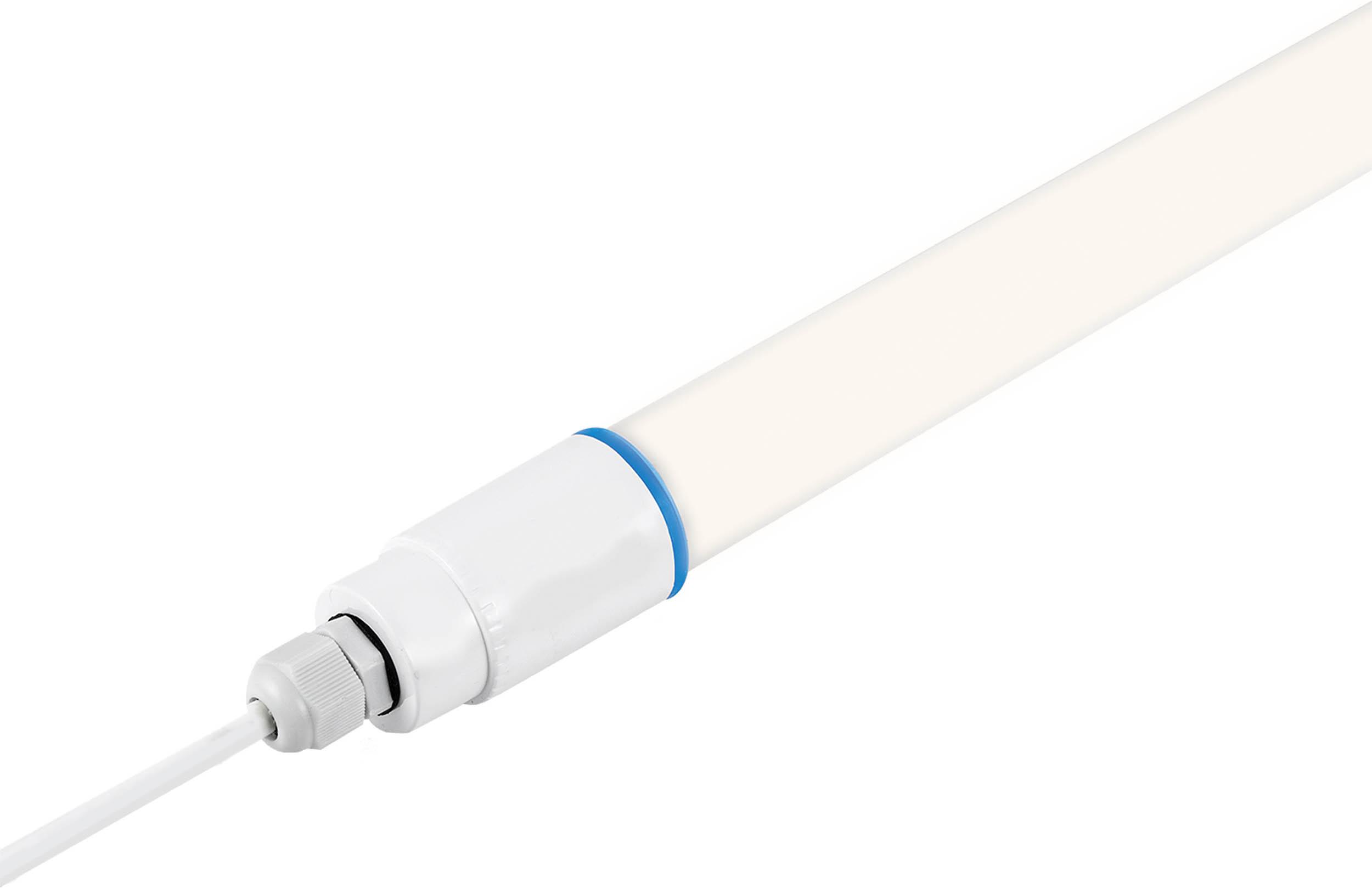 RS PRO 10 W LED Damp Proof Batten Light, 100 → 240 V Damp Proof Light, 1 Lamp, 0.59 m Long, IP66