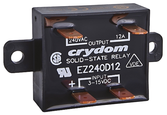 Sensata Crydom EZ Series Solid State Relay, 18 A Load, Panel Mount, 280 V rms Load, 32 V dc Control