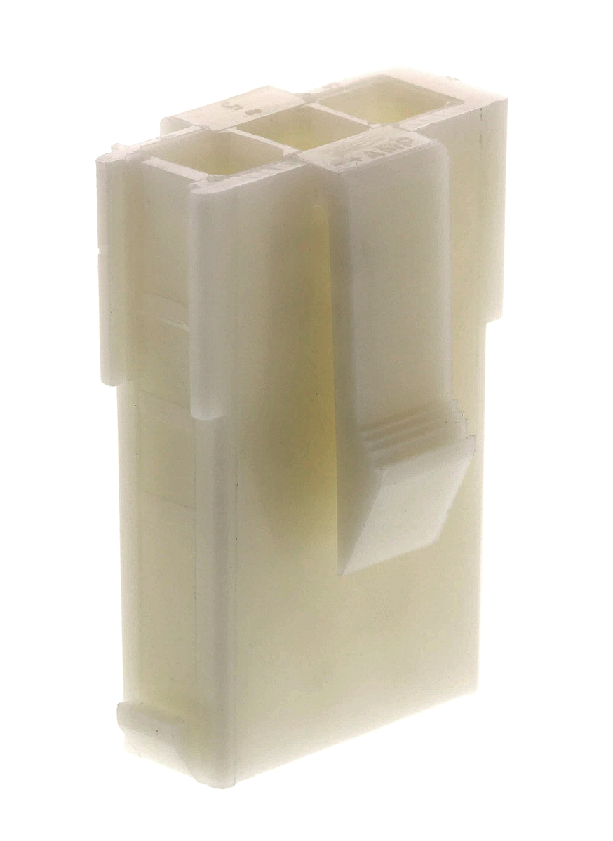 TE Connectivity, Mini-Universal MATE-N-LOK Female Connector Housing, 4.2mm Pitch, 3 Way, 1 Row