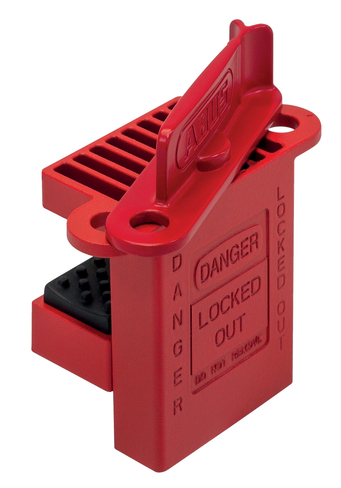 ABUS Red Metal Ball Valve Lockout
