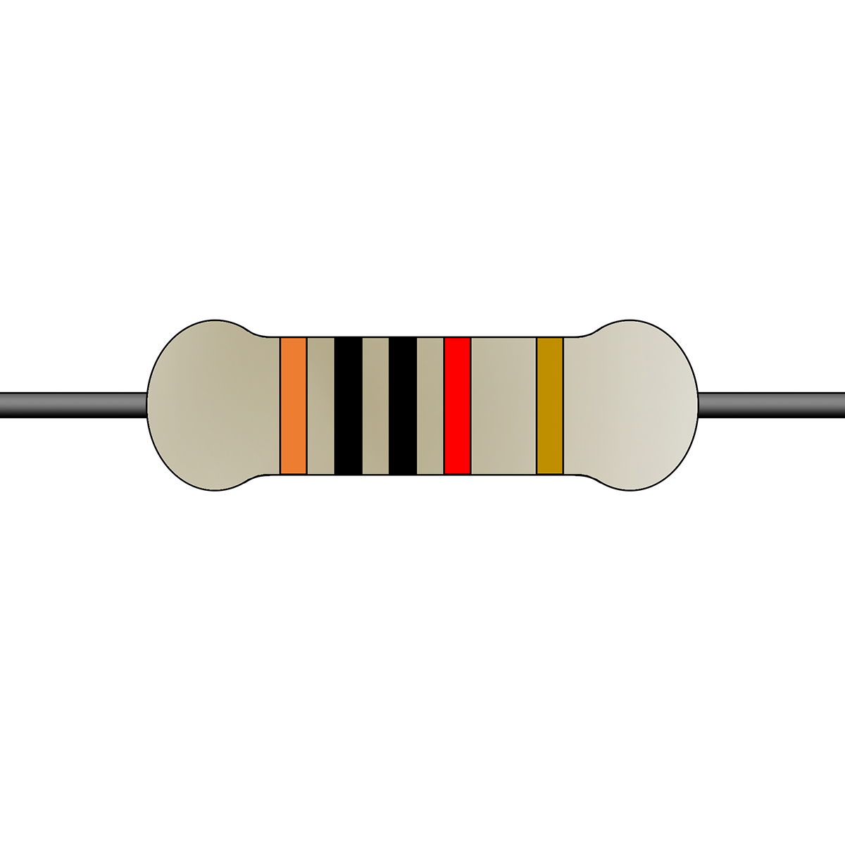 Yageo 10kΩ Carbon Film Fixed Resistor 1/4W 5% CFR25SJT-52-10K