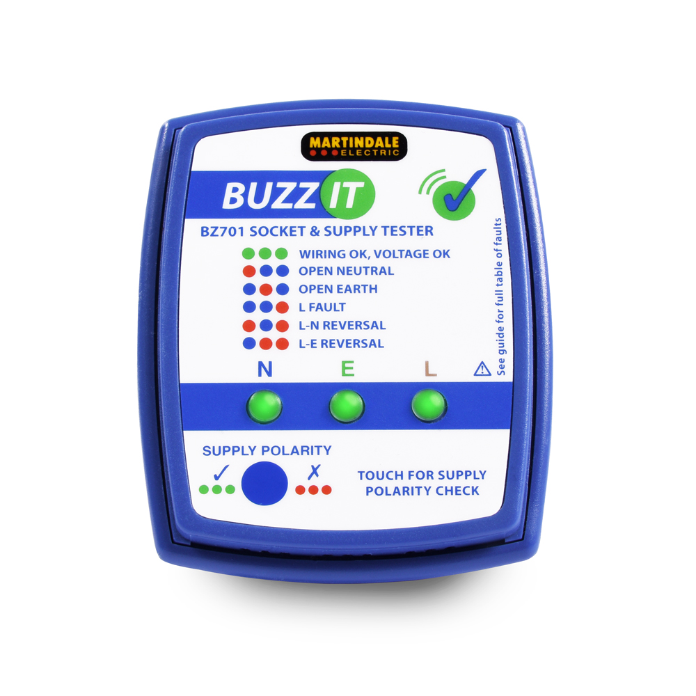 Martindale, Model BZ701 Socket Tester 230V ac