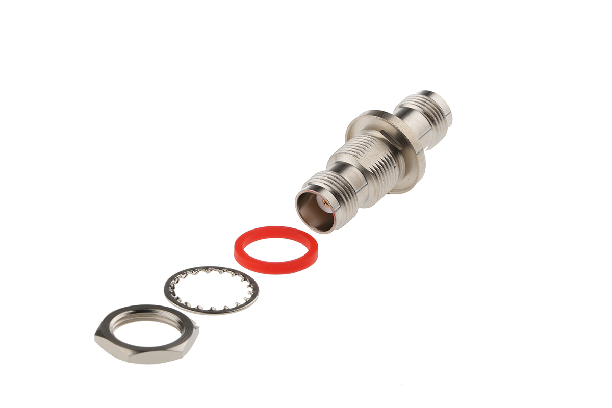 RS PRO Straight 50Ω Coax Adapter TNC Socket to TNC Socket 11GHz